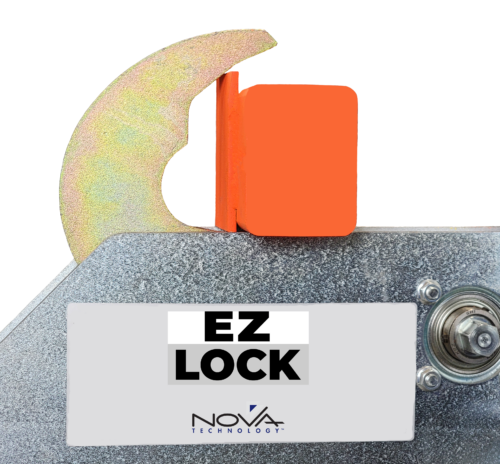 EZ Lock Restraint with a Vertical position locked in