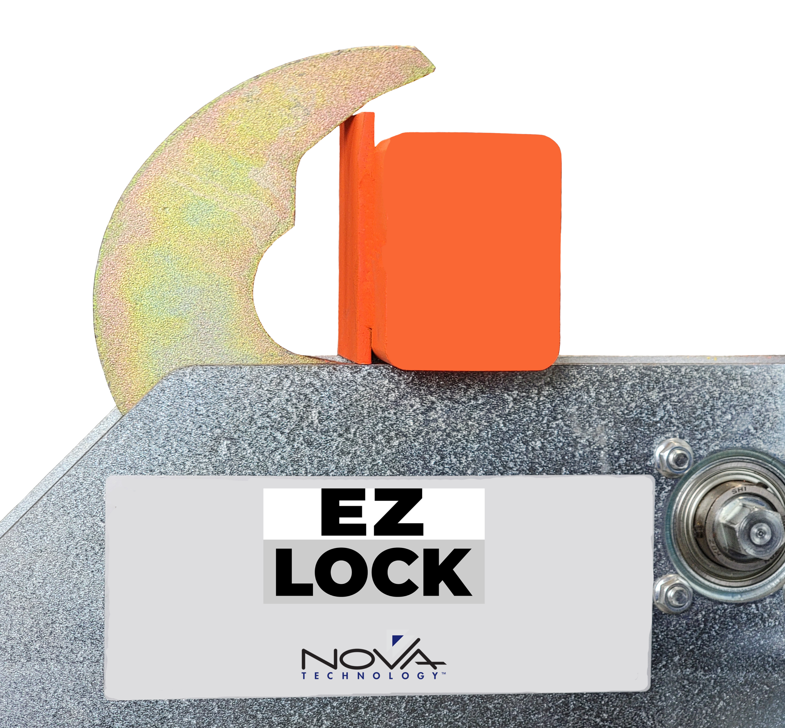 EZ Lock Restraint with a Vertical position locked in